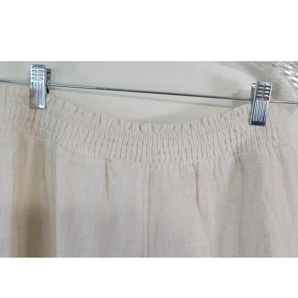 La Miel Shorts Womens Large Joyce Shorts Natural Beach Coastal Cowgirl Boho NWT - Picture 5 of 12